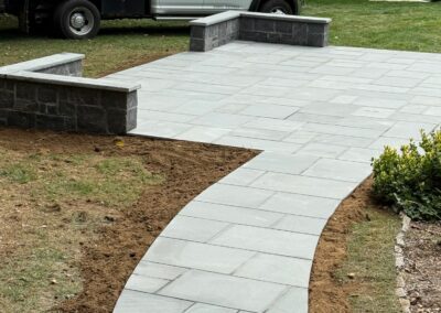 Stone Walkway Design and Build by Craftsman Stone Masonry in Seymour, CT