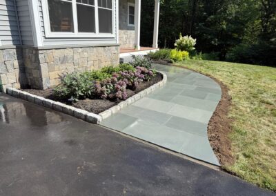 Stone Walkway Design and Build by Craftsman Stone Masonry in Seymour, CT
