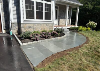 Stone Walkway Design and Build by Craftsman Stone Masonry in Seymour, CT